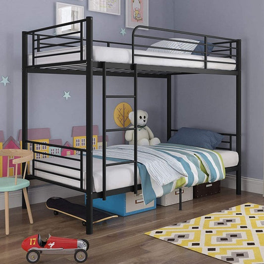 Metal Bunk Bed with Ladder