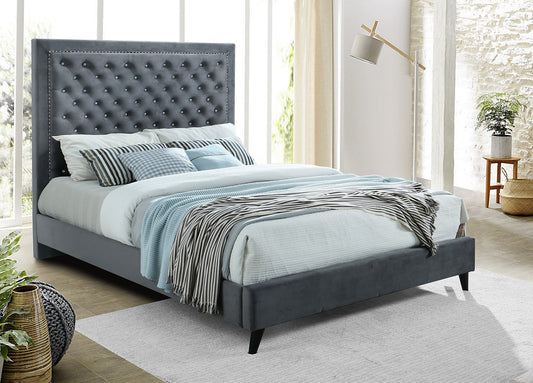 Deep Tufted Upholstered Bed