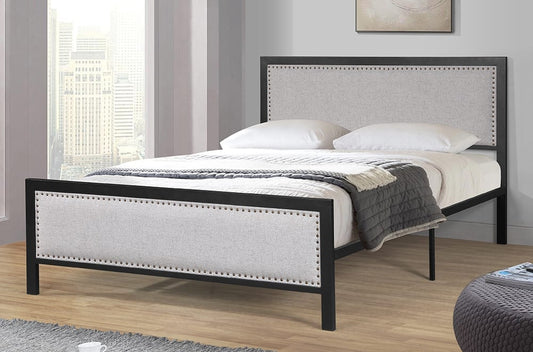Metal and Fabric Bed