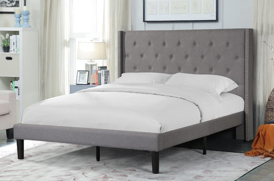 Fabric Tufted Bed