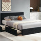 Basic Headboard Storage Platform Bed