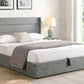 Panelled Storage Platform Bed