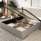 Panelled Storage Platform Bed