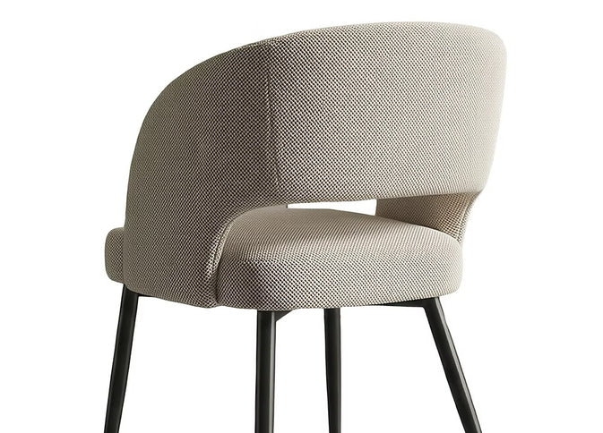 Textured Fabric Dining Chair (Pair of 2)