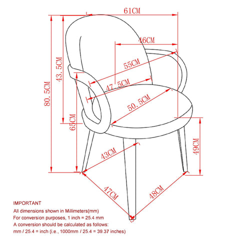 Dark Taupe Dining Chair (Pair of 2)
