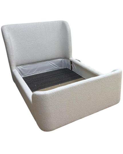 Custom Boucle Bed