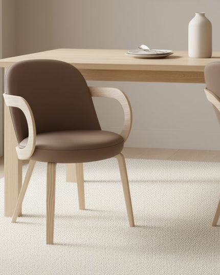 Dark Taupe Dining Chair (Pair of 2)