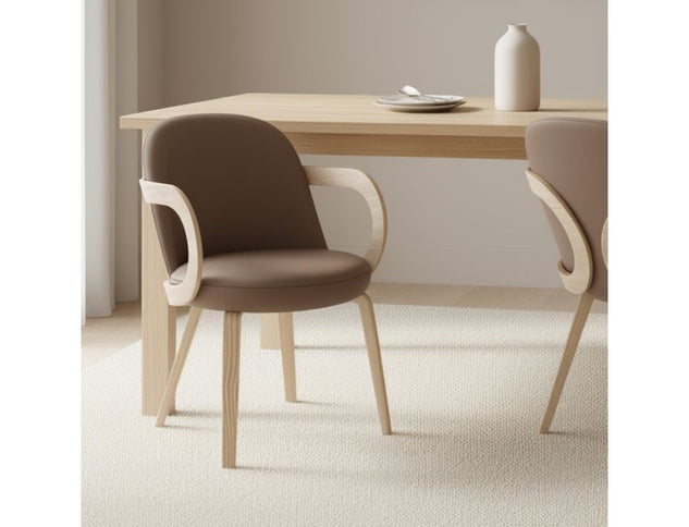 Dark Taupe Dining Chair (Pair of 2)