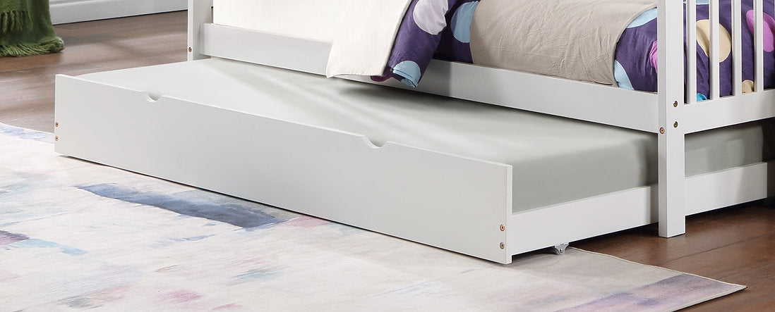 Slatted Bunk Bed with Ladder