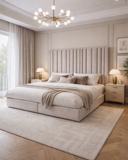 Wall-mounted Headboard and Platform Base