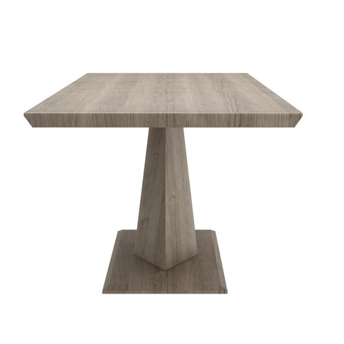 Oak Dining Set with Ivory Chairs