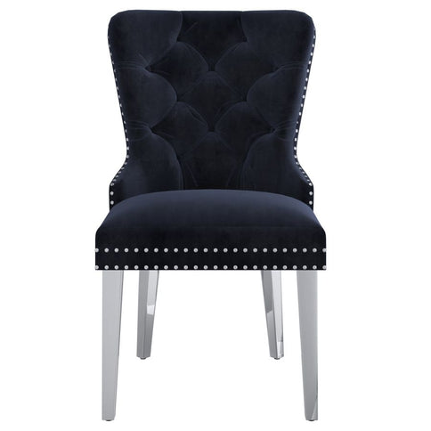 Velvet Dining Chairs (Set of 2)