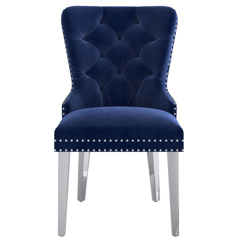 Velvet Dining Chairs (Set of 2)