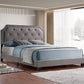 Button Tufted Bed