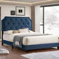 Button Tufted Bed