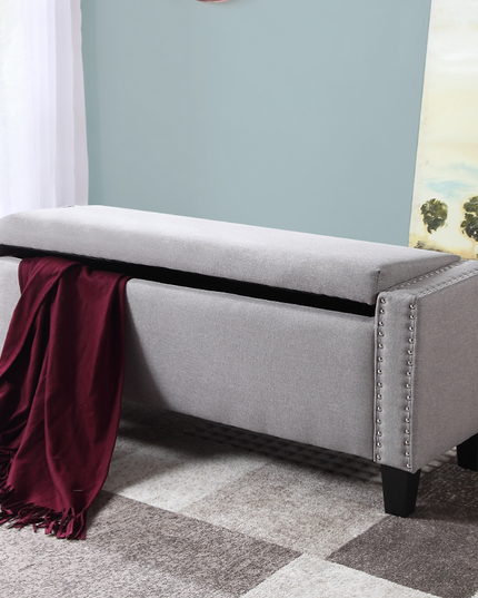 Fabric Storage Bench