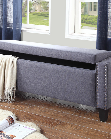 Fabric Storage Bench
