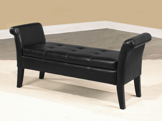 Storage Bench with Tufting