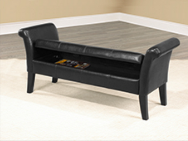 Storage Bench with Tufting