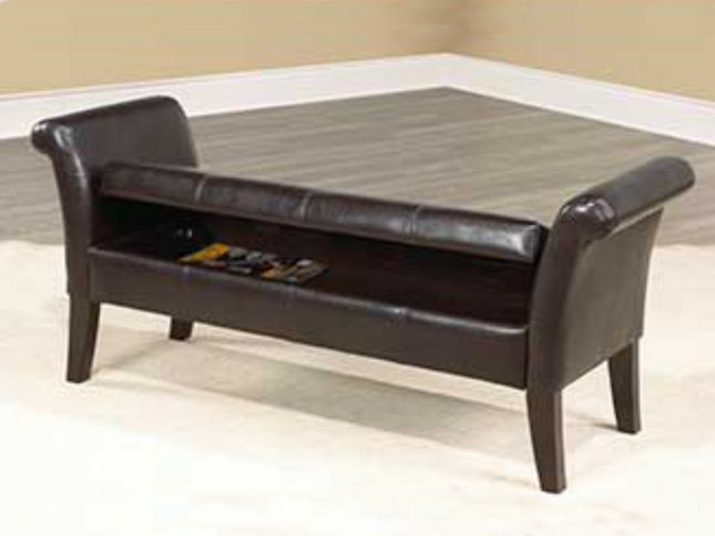 Storage Bench with Tufting