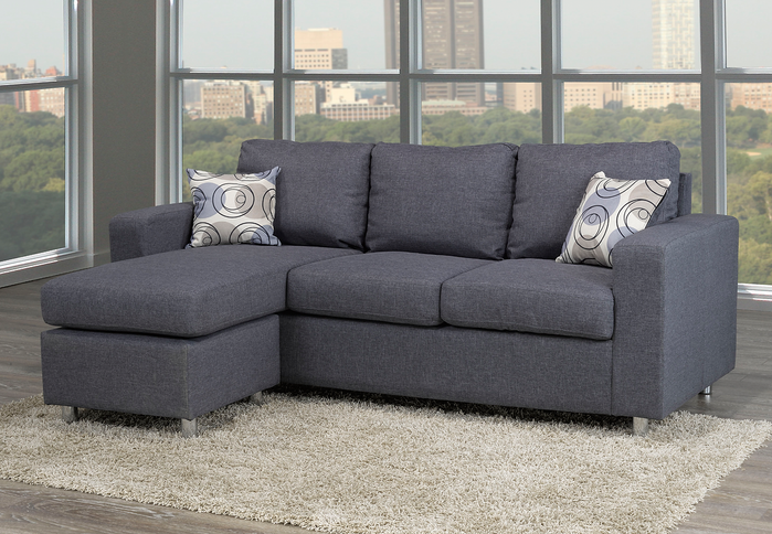 Grey Fabric Sectional