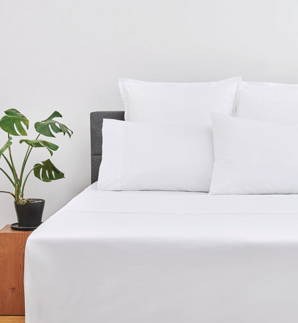 Percale Deluxe Solid Bedding Collection