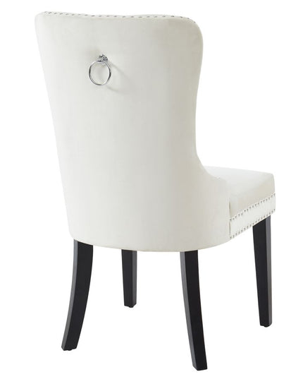Faux Marble Dining Set with Velvet Chairs