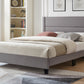 Horizontal Tufted Panel Bed