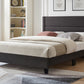 Horizontal Tufted Panel Bed