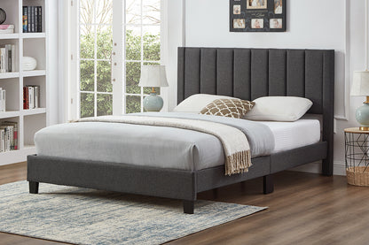 Vertical Tufted Panel Bed