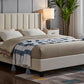 Vertical Tufted Velvet Bed