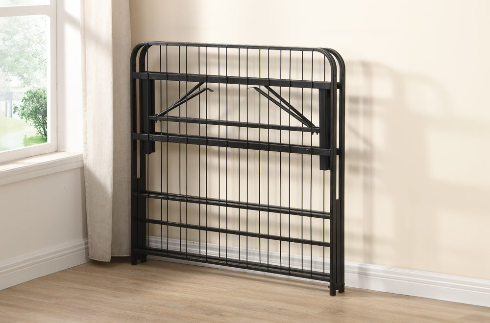 Foldable Wire Grid Metal Bed