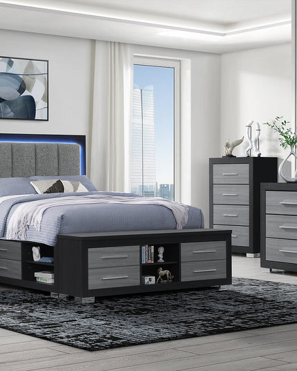 Wood Bedroom Set (Bed, Dresser, Chest of Drawers and Nightstand Sold Separately or as Set)