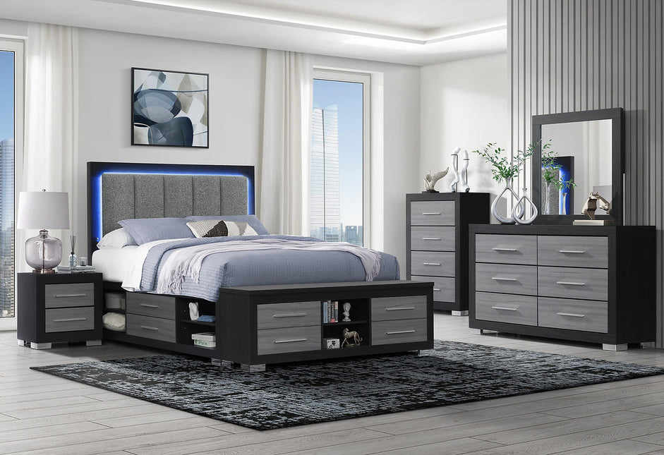 Wood Bedroom Set (Bed, Dresser, Chest of Drawers and Nightstand Sold Separately or as Set)