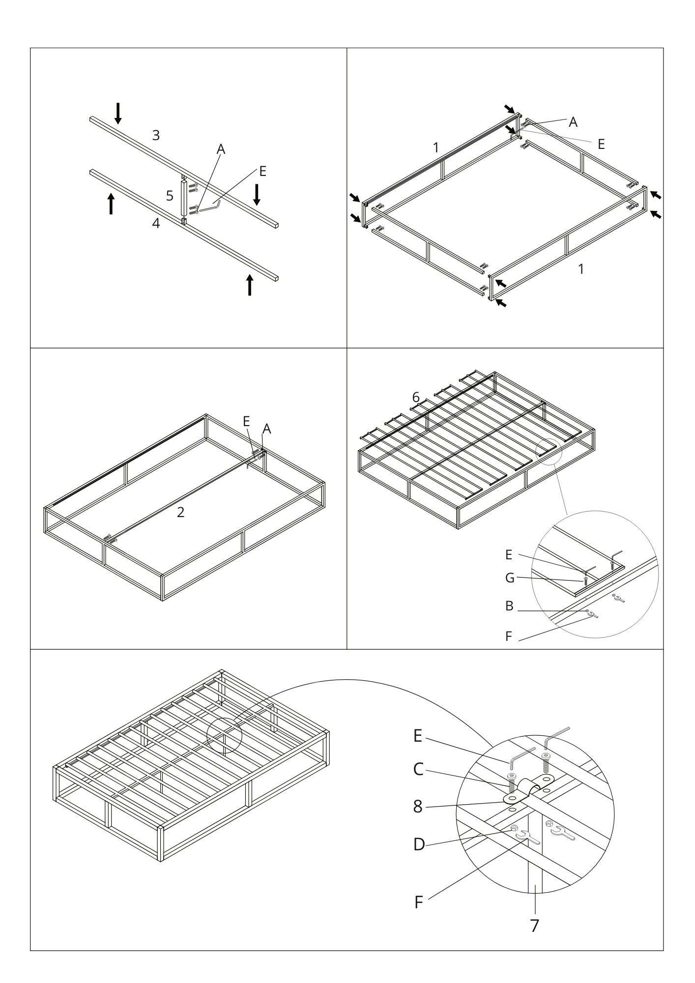 Metal Platform Bed