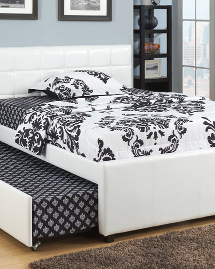 Square Padded Trundle Bed