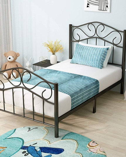 Metal Swirl Bed