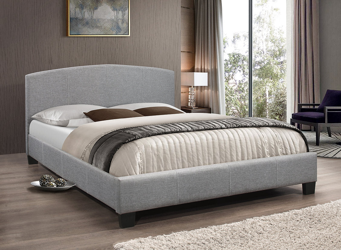 Curved Headboard Fabric Bed – Shluf Mattress