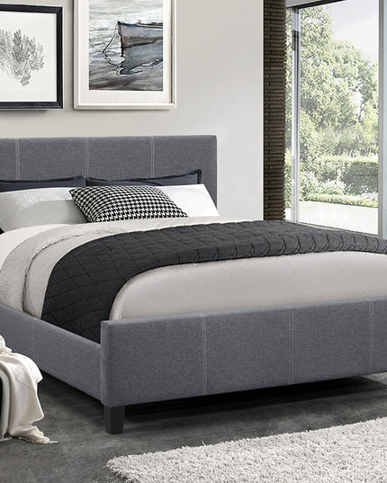 Fabric Bed with Contrast Stitching