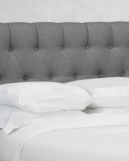 Custom Diamond Tufted Headboard with Button or Crystal Tufting