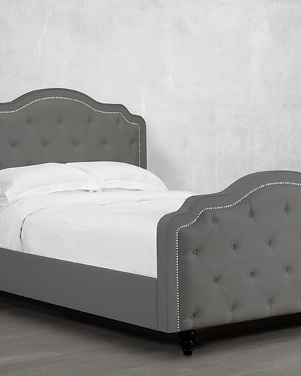 Custom Bevelled-Edge Tufted Bed