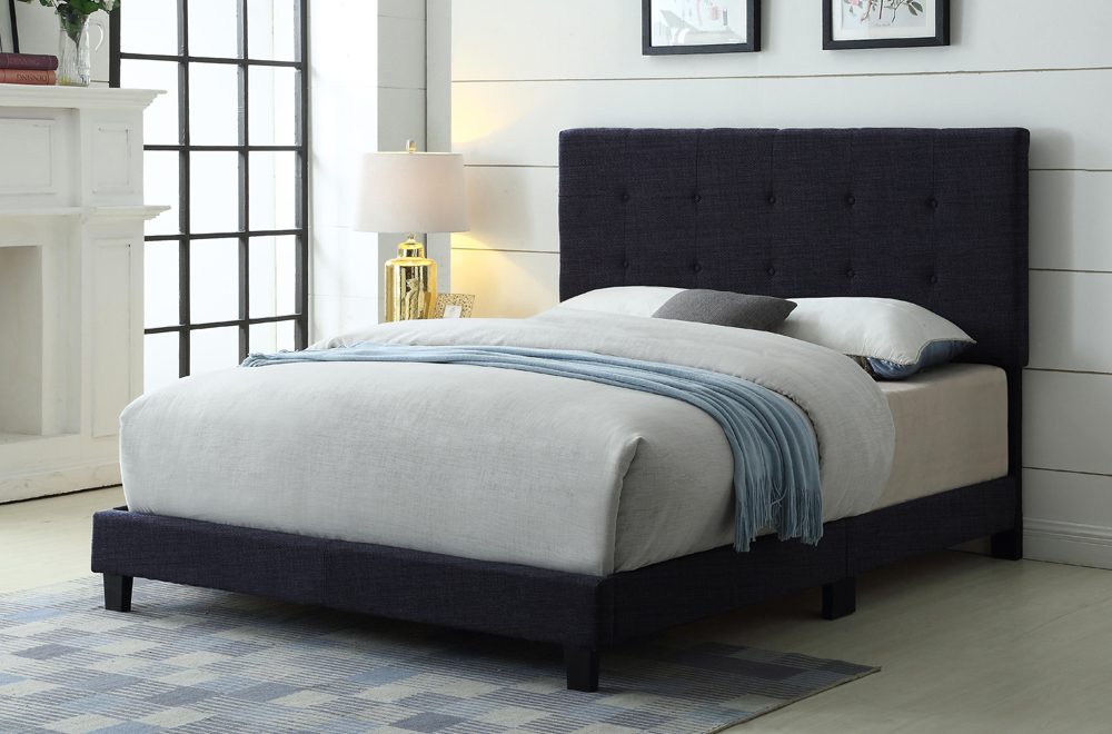 Button Tufted Bed