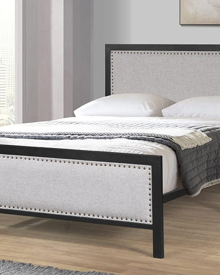 Metal and Fabric Bed