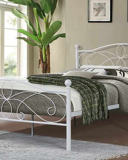 Metal Swirl Bed