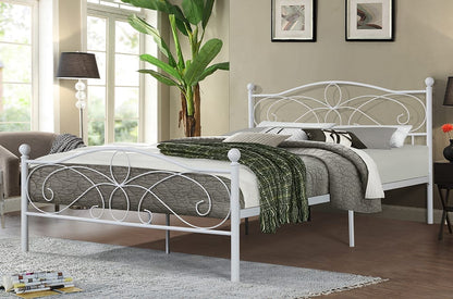 Metal Swirl Bed